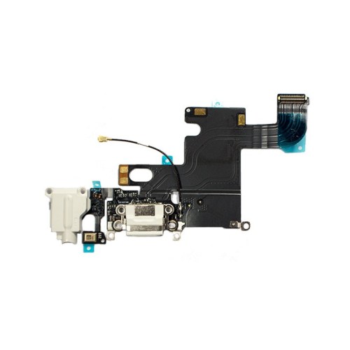 Flex com conector de carga, microfone, auscultadores para iPhone 6 branco
