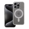 Capa Mag transparente com proteção de câmera compatível com MagSafe para iPhone 15 Pro