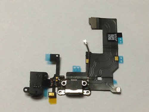 Flex com conector de carga, microfone, auscultadores para iPhone 5