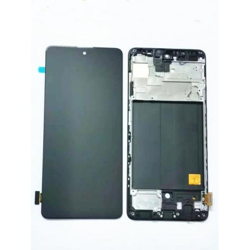 Ecrã ou display LCD e Touch para Samsung Galaxy M31S M317F 2020 preto GH80-23774A Service Pack