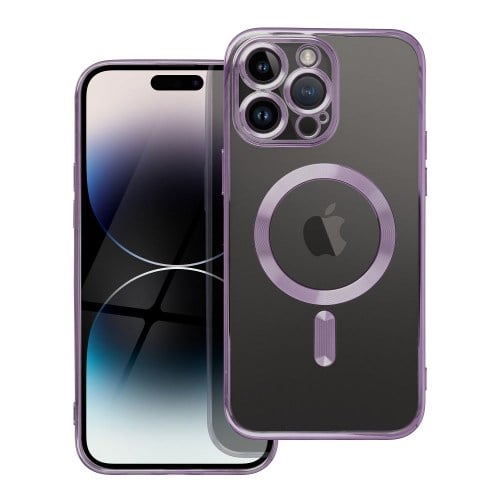 Capa Electro Mag compatível com MagSafe para IPHONE 14 PRO MAX deep purple