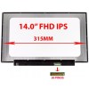 ECRÃ LCD N140HCA-EBA | B140HAN01.8 | NV140FHM-N3B | LM140LF3L | NT140FHM-N43 V8.0 - 14.0" FHD IPS 315MM para Insys Leap T 340