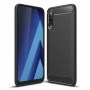 Capa Carbon Lux preta para Samsung Galaxy A50s/A50