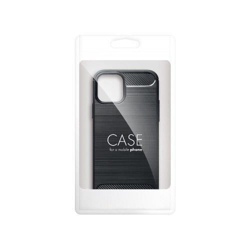 Capa Forcell Carbon preta para iPhone 13