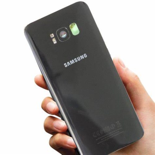 Tampa traseira em vidro preta para Samsung S8 G950F