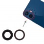 Lente de câmera traseira preta para iPhone 12 mini
