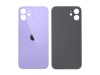 Tampa traseira de substituição em vidro para iPhone 12 violeta ou rosa