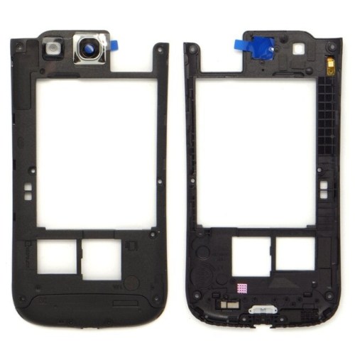 Frame ou carcaça traseira Samsung Galaxy SIII S3 i9300 preta