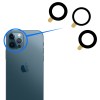 Lente de câmera traseira preta para iPhone 12 pro / 12 Pro Max