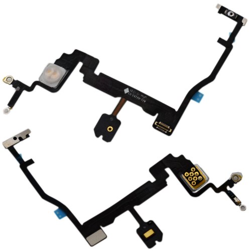 Flex com flash, microfone e botão power para iPhone 11 Pro Max