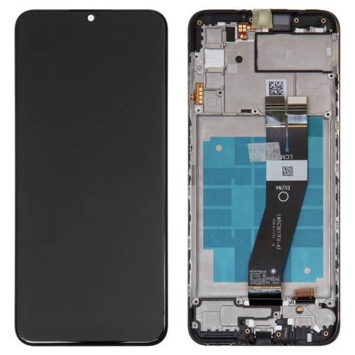 Display LCD Samsung Galaxy A03s 2021 - Service Pack Original Preto.