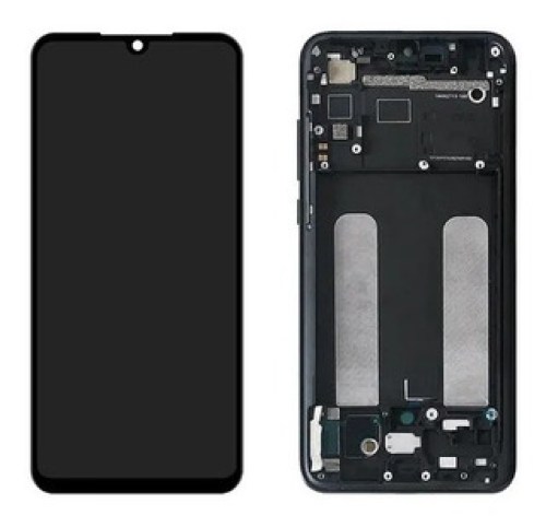 Ecrã ou Display com touch com frame para Xiaomi Mi 9 Lite cinzento onyx service pack