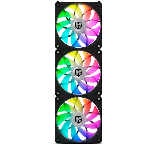 Nox Hummer Easy Link Fan Kit Black