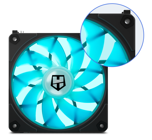 Nox Hummer Easy Link Fan Kit Black