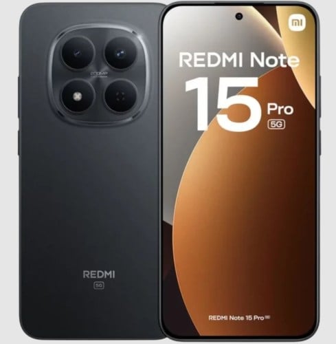 Xiaomi Redmi Note 15 Pro 5G 8GB RAM 512GB Midnight Black EU
