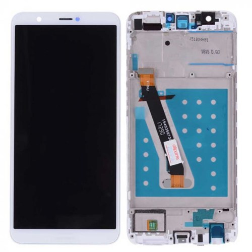 Display LCD e Touch com frame para Huawei P Smart Branco