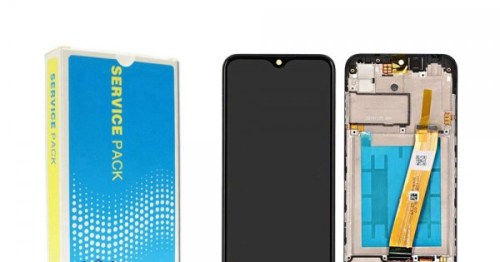 Display LCD e Touch Service pack para Samsung Galaxy M12 M127F 2021 preto