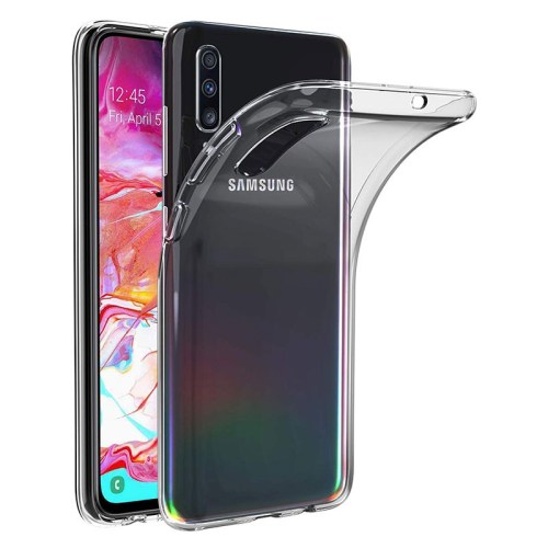 Capa de silicone transparente Samsung Galaxy A70