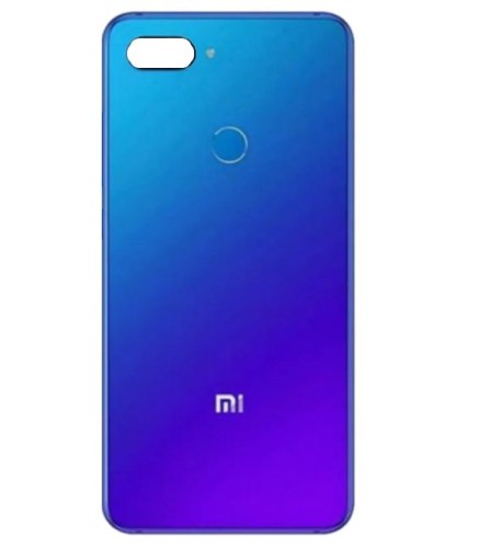 Tampa traseira para Xiaomi Mi 8 Lite Azul