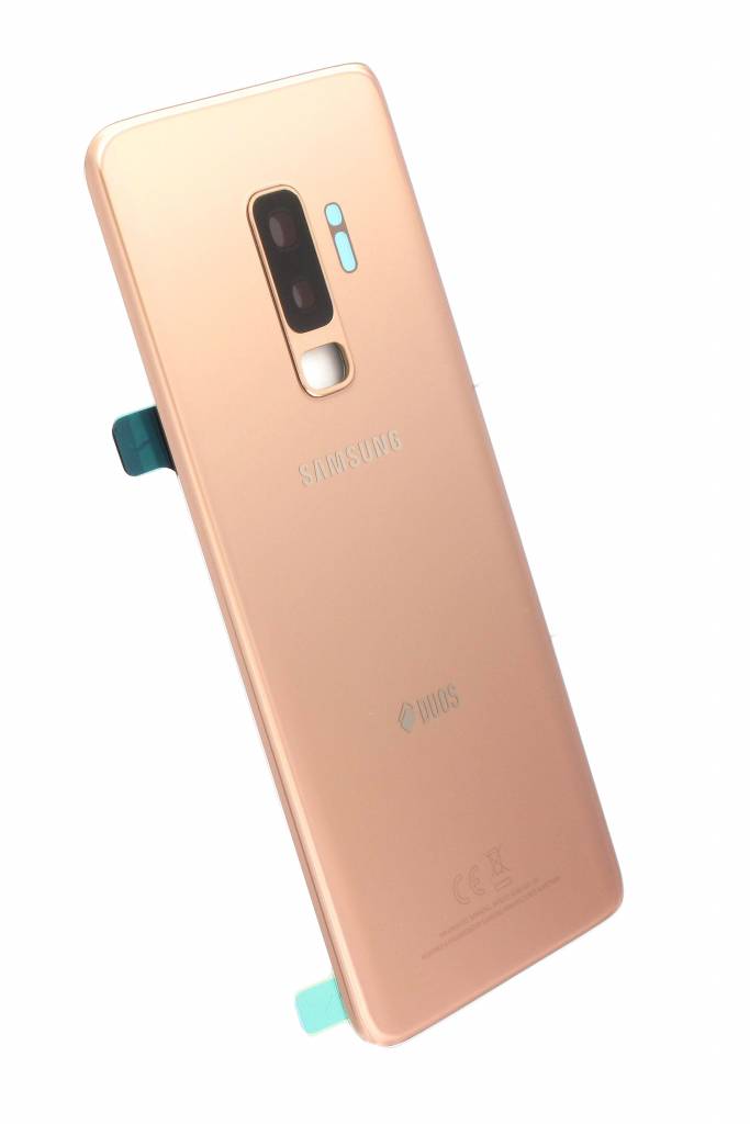 Tampa de bateria dourada para Samsung Galaxy S9 Plus G965F