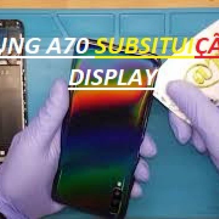Samsung A70 troca de display - tutorial reparação mobile