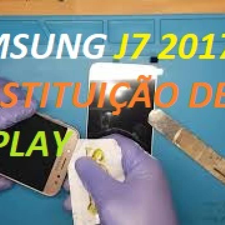 Samsung J7 2017, J730 troca de display, ecrã, tela, tutorial