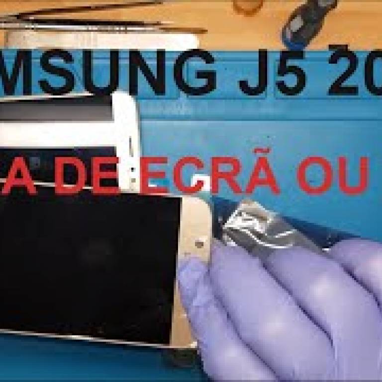 Como trocar ecrã Samsung J5 2017 J530, trocar tela