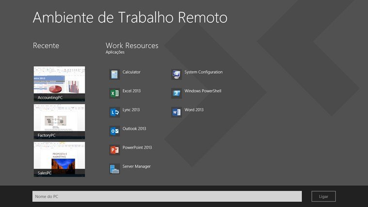 ambiente de trabalho remoto